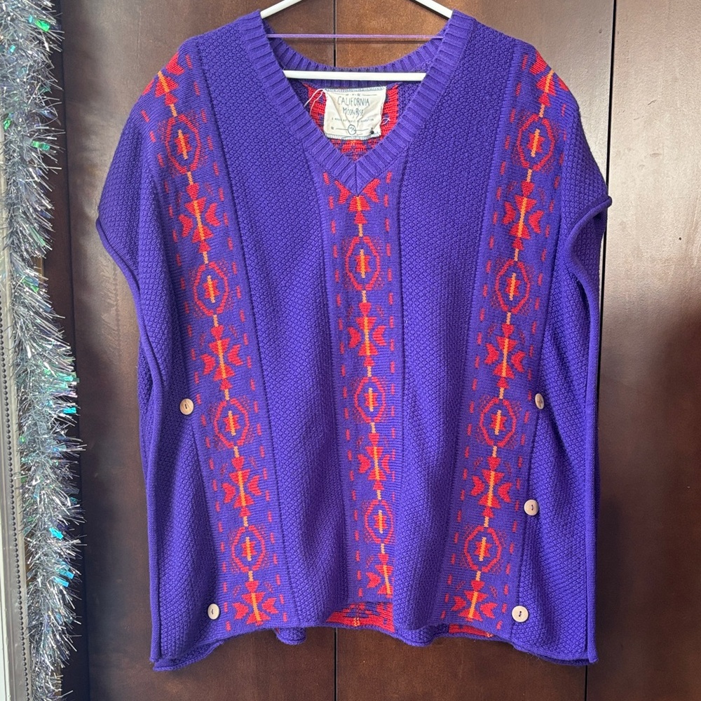 California Moonrise Poncho